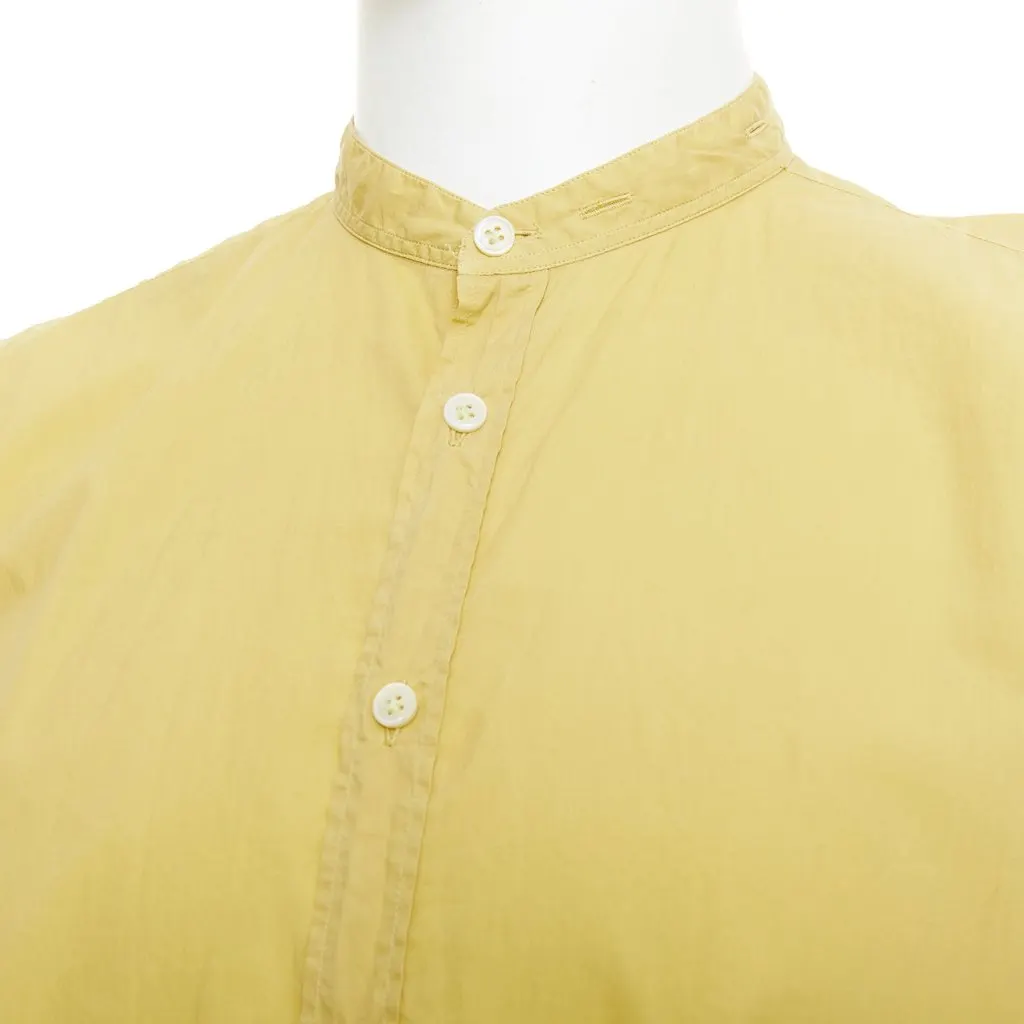 Lanvin Yellow Cotton Shirt Yellow Cotton Good - Back View