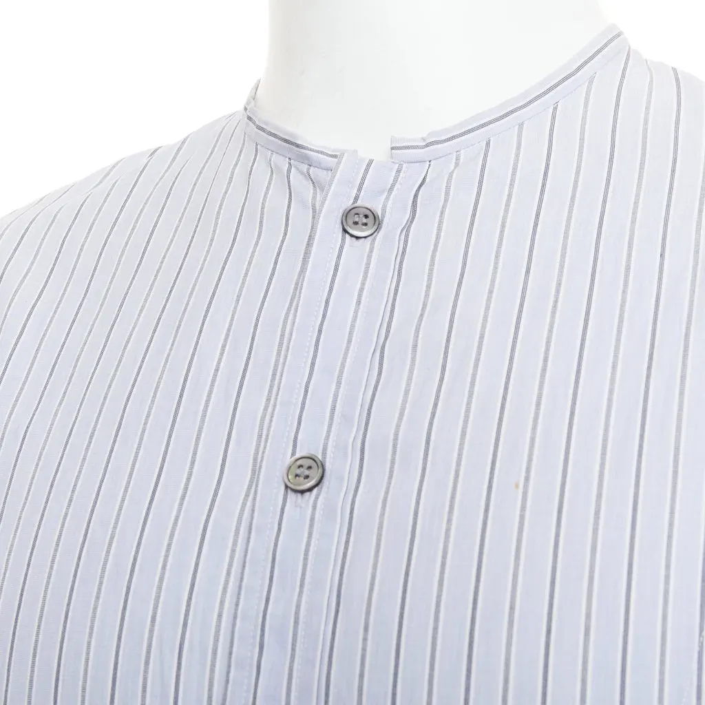 Yohji Yamamoto Blue Cotton Shirt Blue Cotton Good - Back View