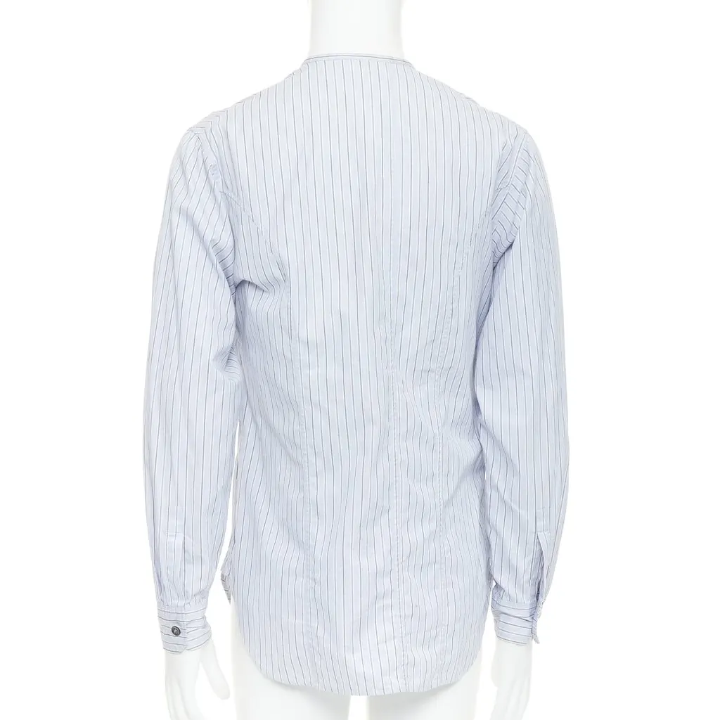 Yohji Yamamoto Blue Cotton Shirt Blue Cotton Good - Box View