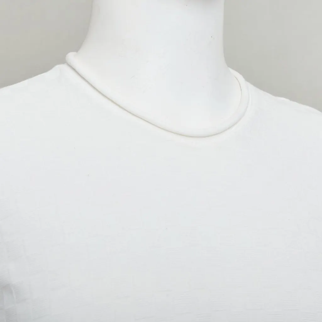 Giorgio Armani White Polyester Knitwear White Polyester Very good - Back View
