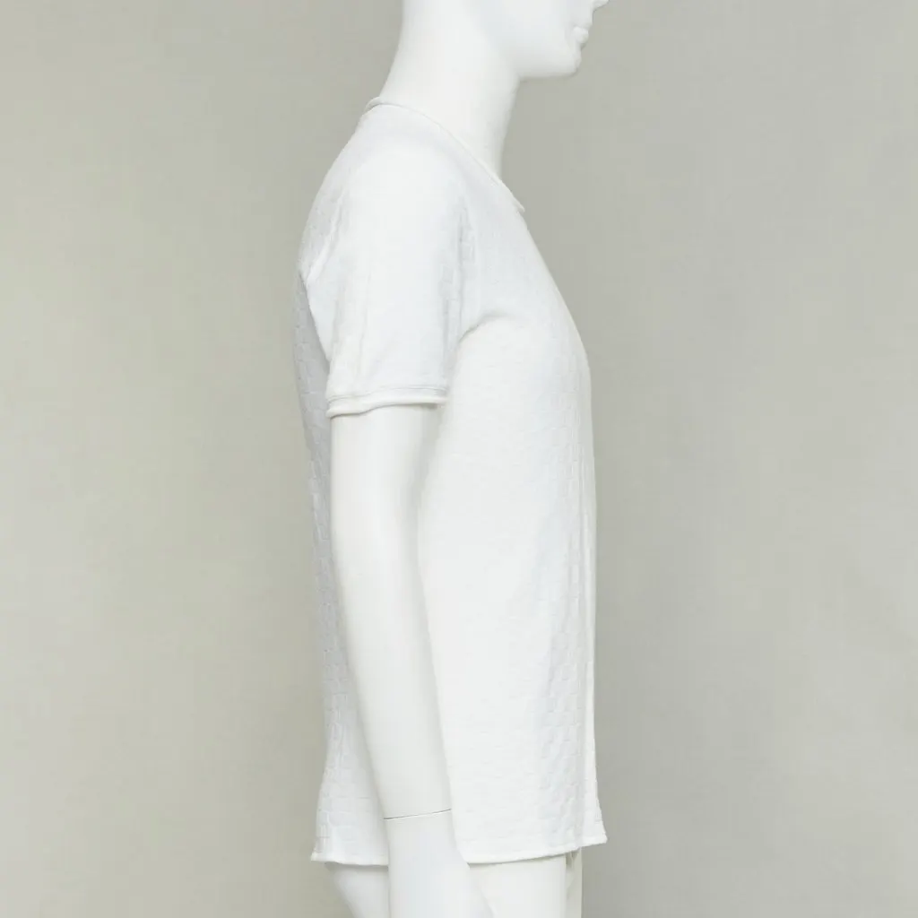 Giorgio Armani White Polyester Knitwear White Polyester Very good - Model View