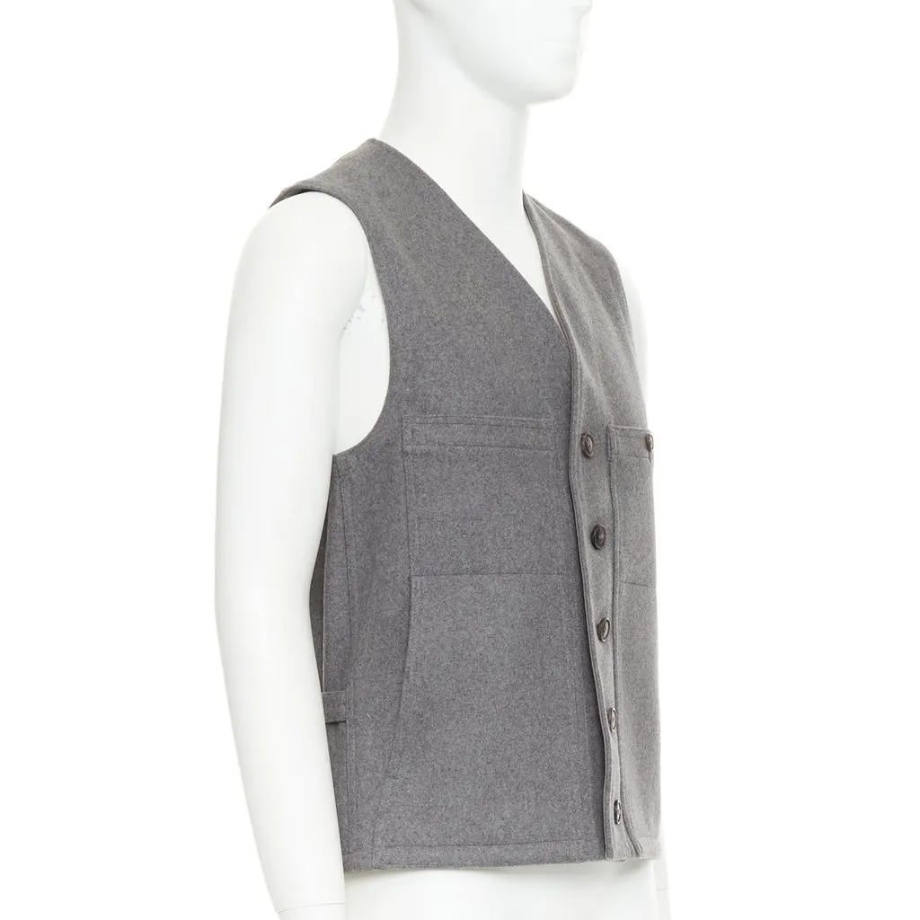Lemaire Grey Wool Knitwear Grey Wool Very good - Inside View