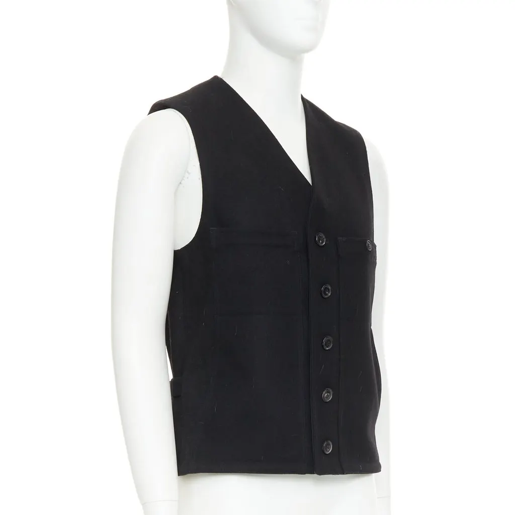 Lemaire Black Wool Knitwear Black Wool Very good - Inside View