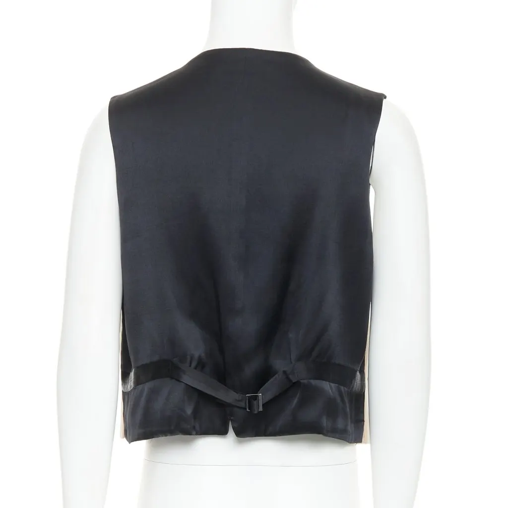 Yohji Yamamoto Beige Wool Coat Beige Wool Fair - Box View