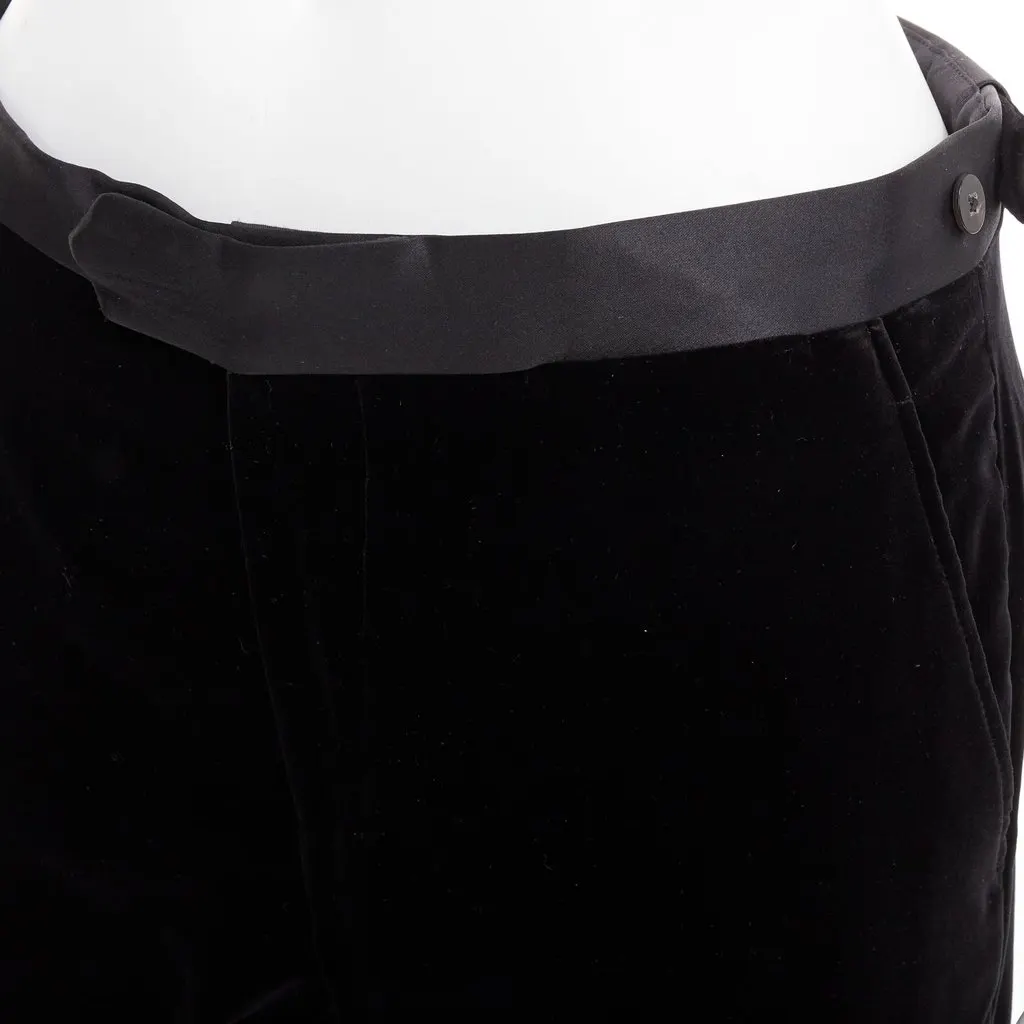 Lanvin Black Cotton Trouser Black Cotton Very good - Back View