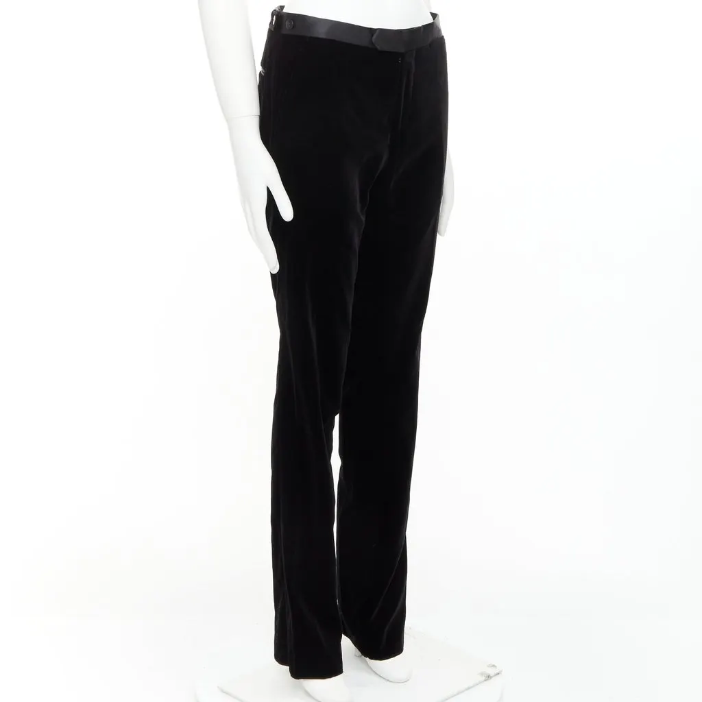 Lanvin Black Cotton Trouser Black Cotton Very good - Inside View
