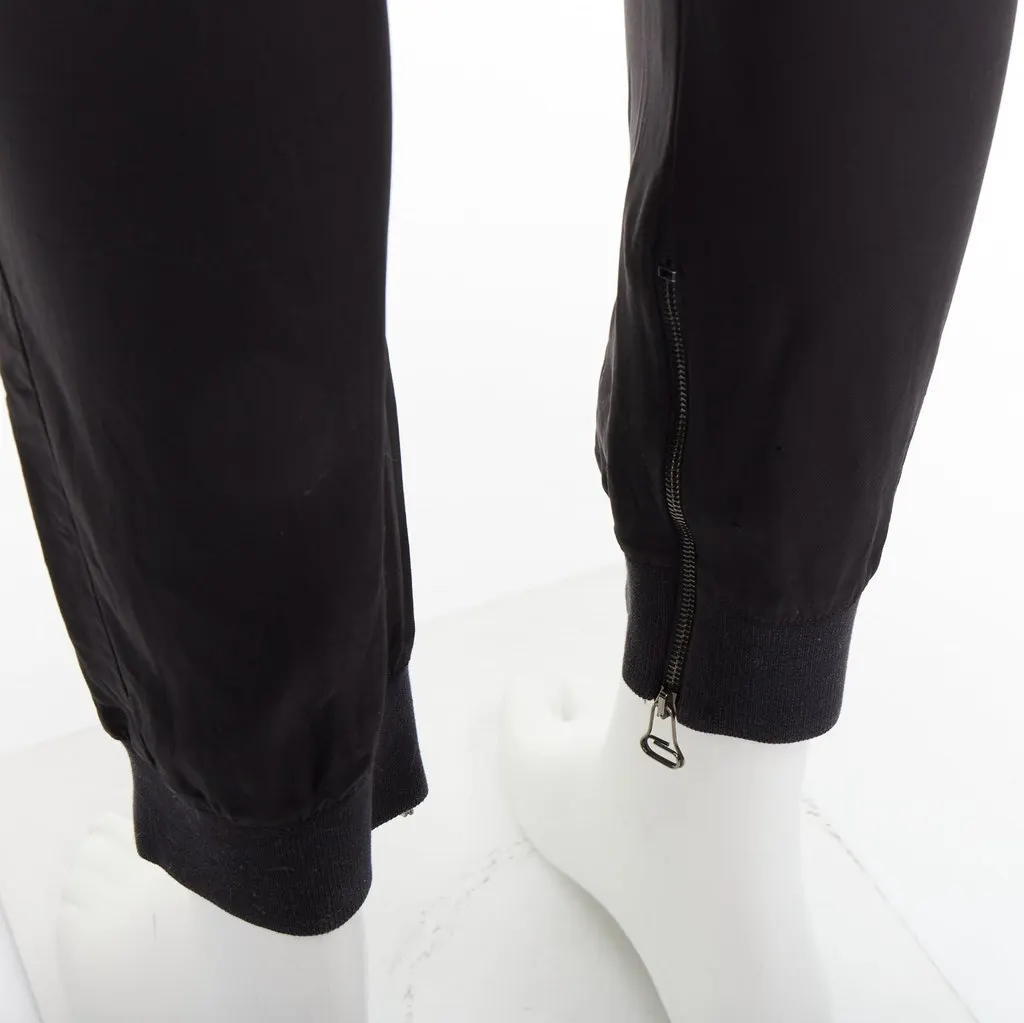Lanvin Black Viscose Trouser Black Viscose Good - Back View
