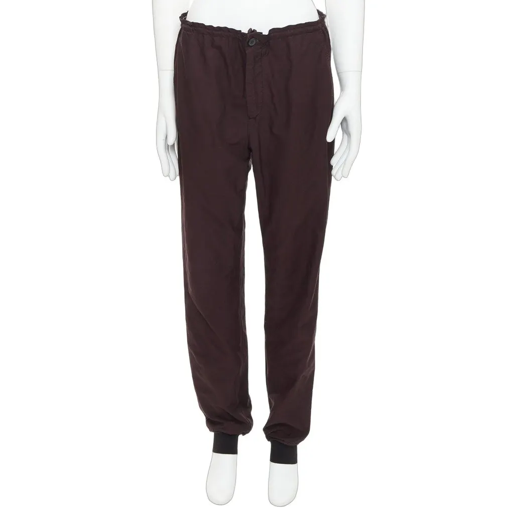 Lanvin Purple Polyester Trouser Purple Polyester Fair - Front View