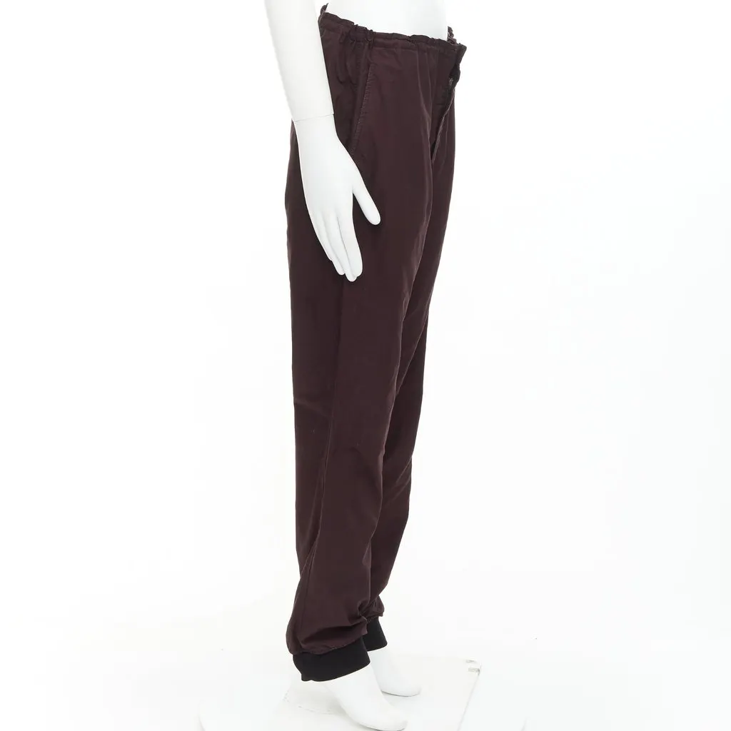 Lanvin Purple Polyester Trouser Purple Polyester Fair - Model View