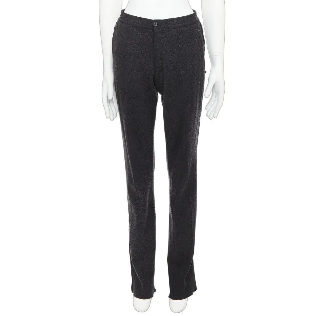 Lanvin Grey Wool Trouser Grey Wool Good - Front View