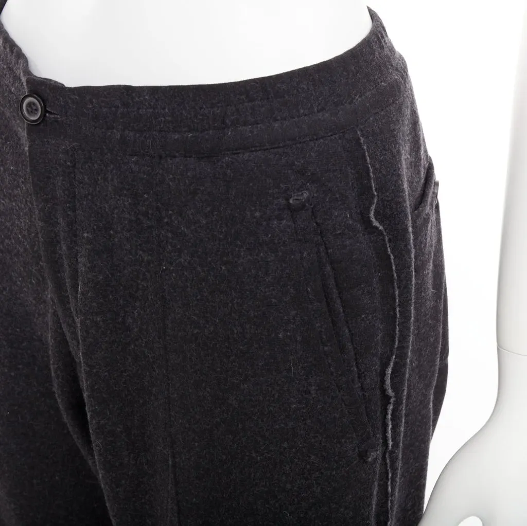 Lanvin Grey Wool Trouser Grey Wool Good - Back View