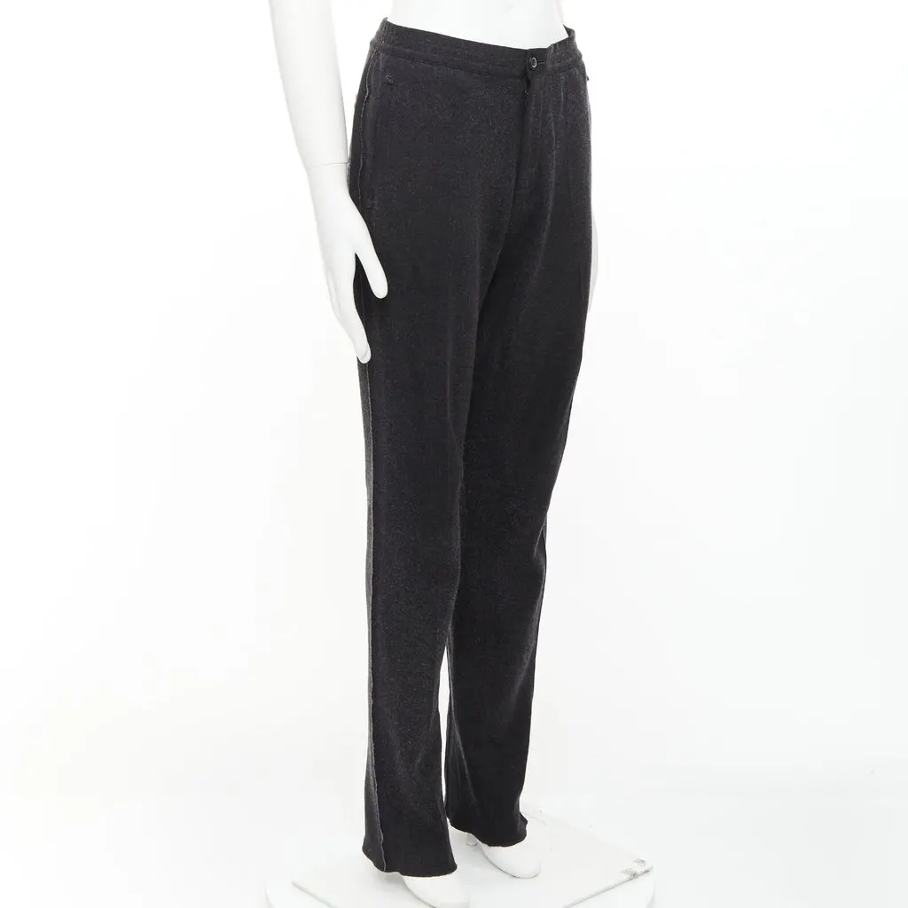 Lanvin Grey Wool Trouser Grey Wool Good - Inside View