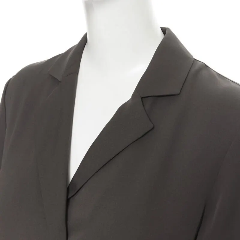 Frame Moss Popover Shirt Green Silk Very good - Back View