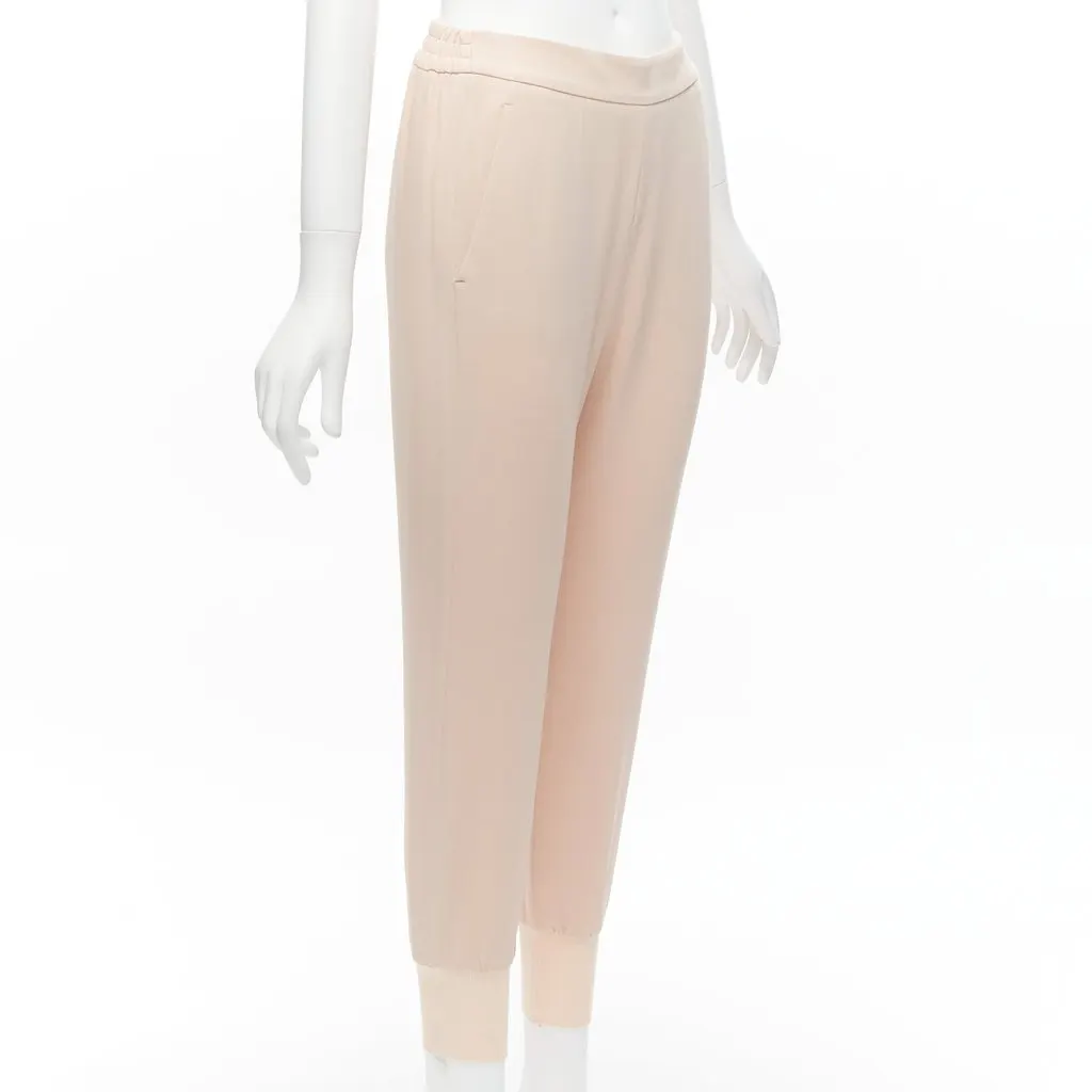 Stella McCartney Pink Jogger Pants Pink Viscose Never worn - Inside View