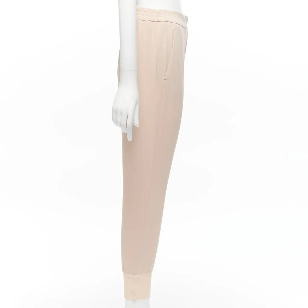 Stella McCartney Pink Jogger Pants Pink Viscose Never worn - Model View