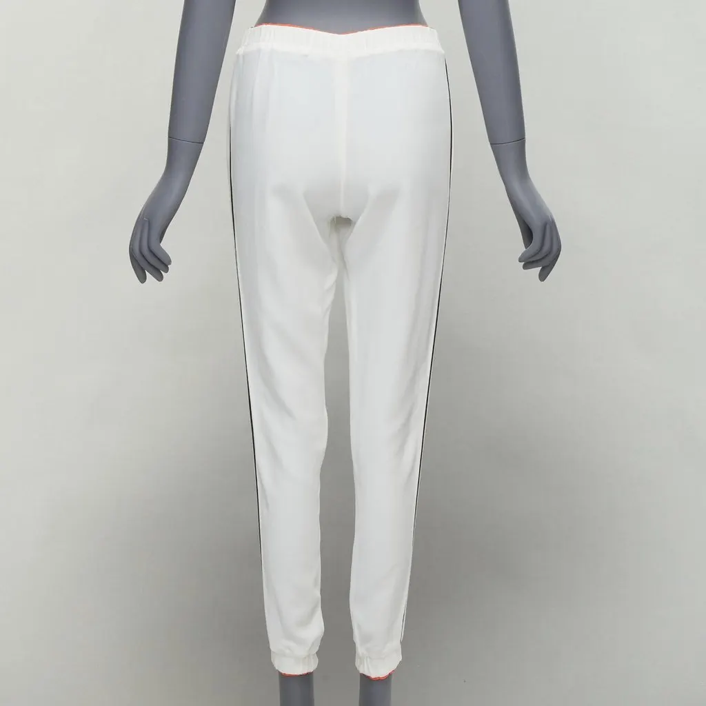 Fendi Trim Jogger Pants White Polyester Very good - Box View