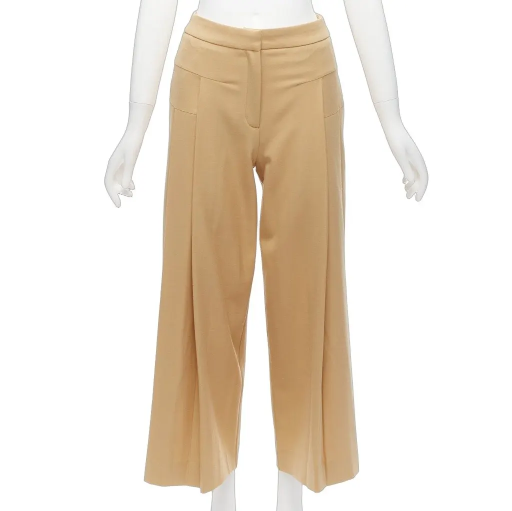Palmer Harding Dart Pleated Pants Brown Polyester Never worn - Front View