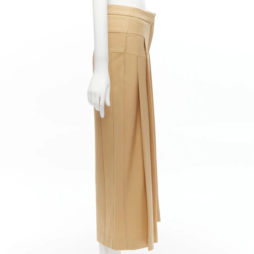 Palmer Harding Dart Pleated Pants Brown Polyester Never worn - Model View