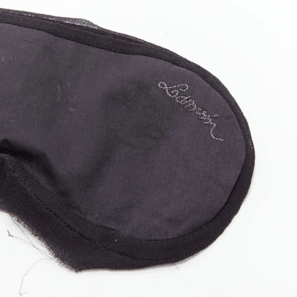 Lanvin Silk Sleeping Flats Black Silk Very good - Inside View