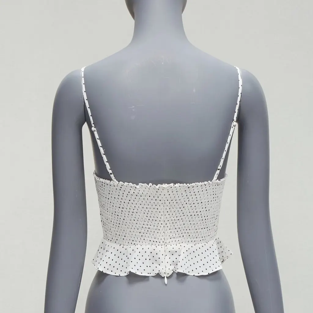 Reformation Hall White Viscose Never worn - Box View