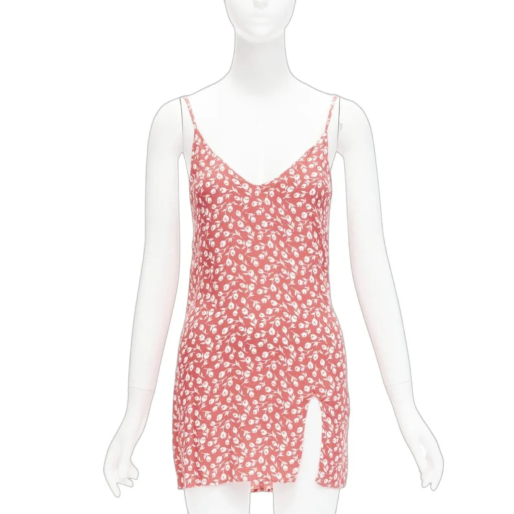 Reformation Marlowe Pink Viscose Never worn - Front View