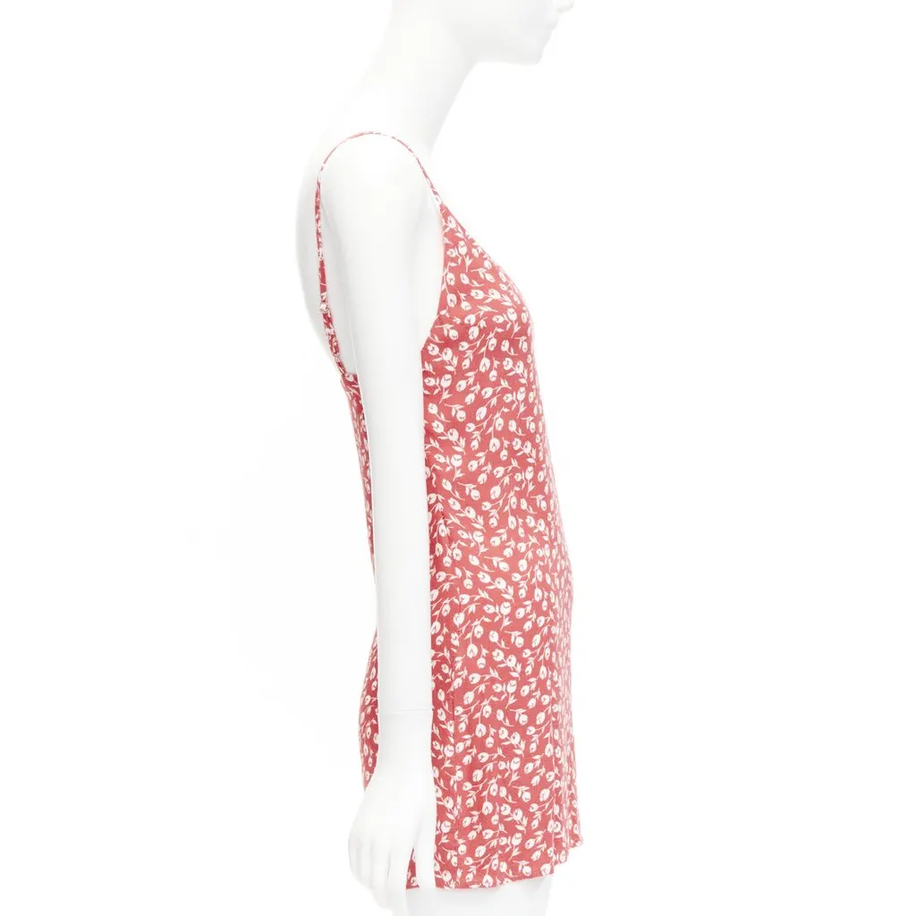Reformation Marlowe Pink Viscose Never worn - Model View
