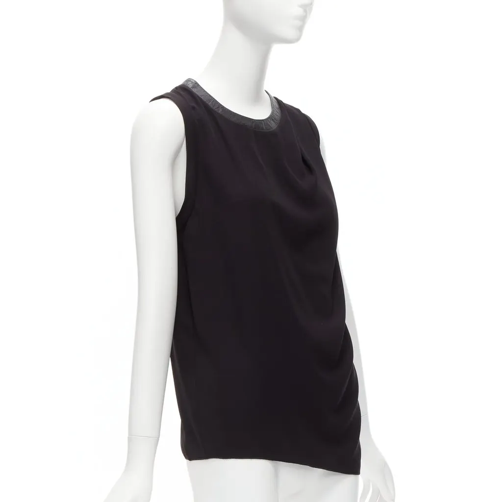 Dion Lee Leather Trim Tank Black Acetate Never worn - Inside View