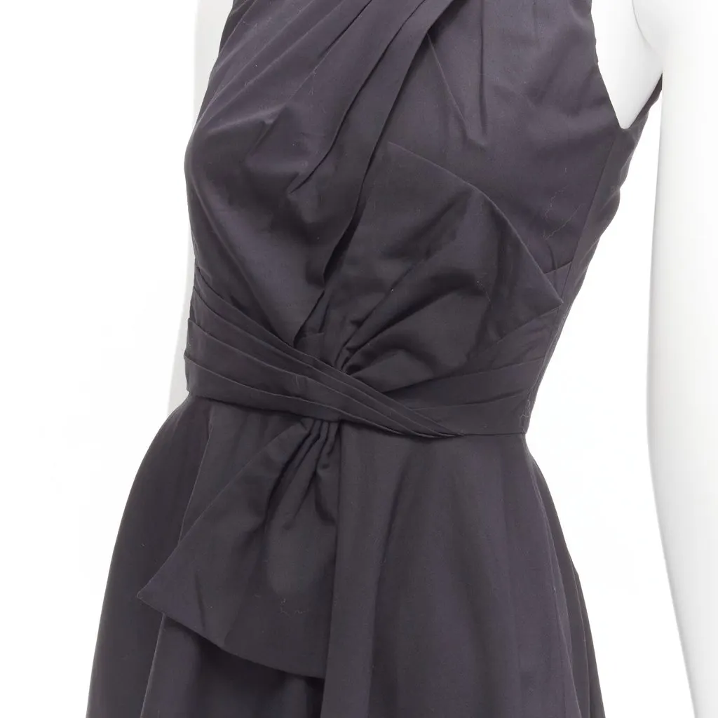 Prabal Gurung Striped Knot Tunic Black Cotton Never worn - Back View