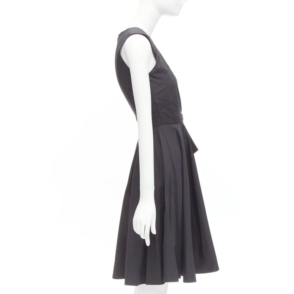 Prabal Gurung Striped Knot Tunic Black Cotton Never worn - Model View