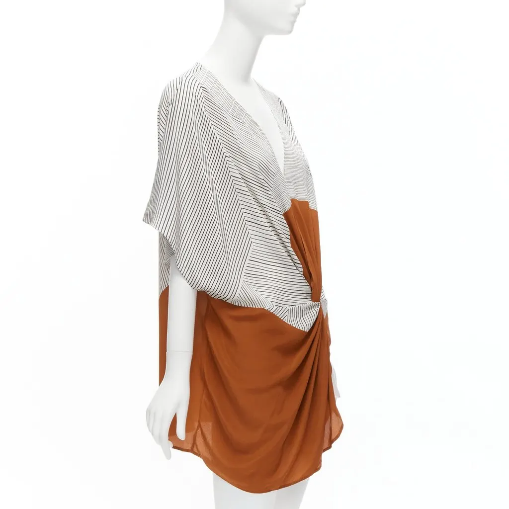 Eres Knot Coverup Tunic Black Silk Never worn - Inside View