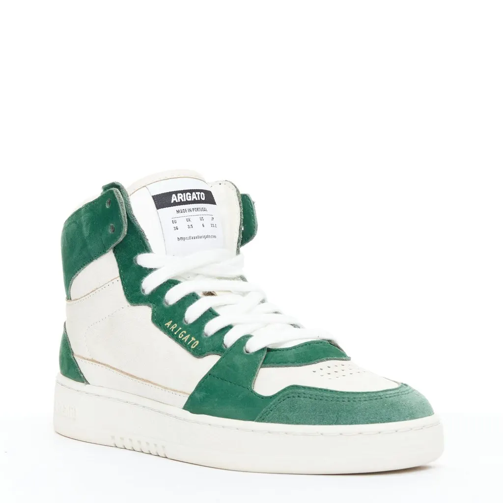 Axel Arigato Dice Green Suede Good - Back View