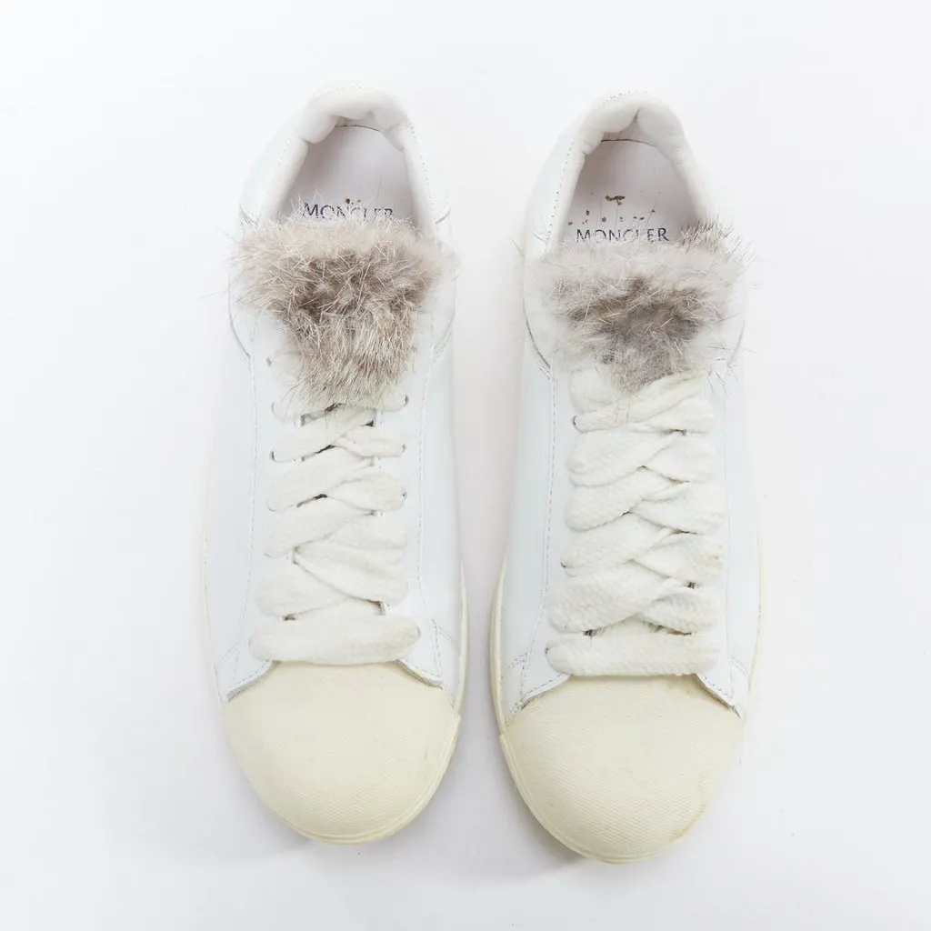 Moncler Angeline White Leather Fair - Inside View