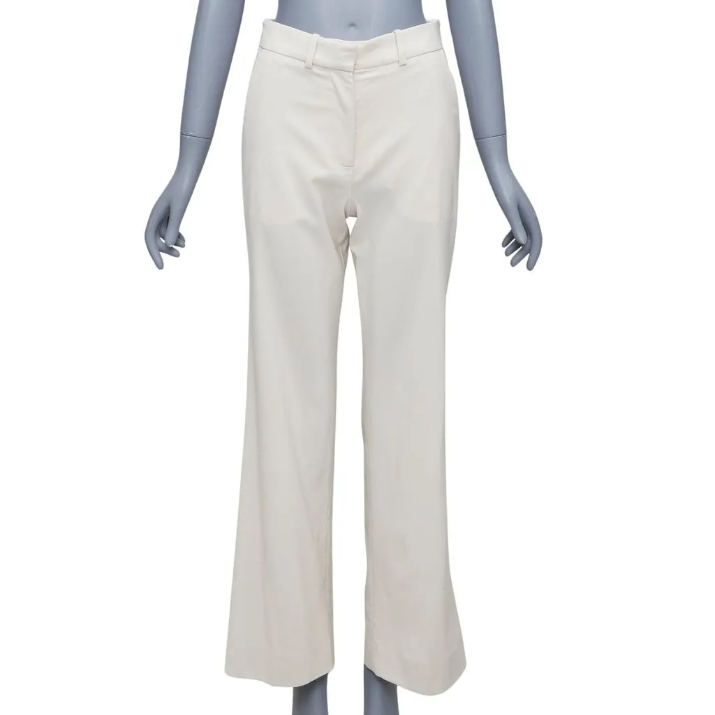 Joseph Classic Wide Pants Beige Wool Never worn - Front View