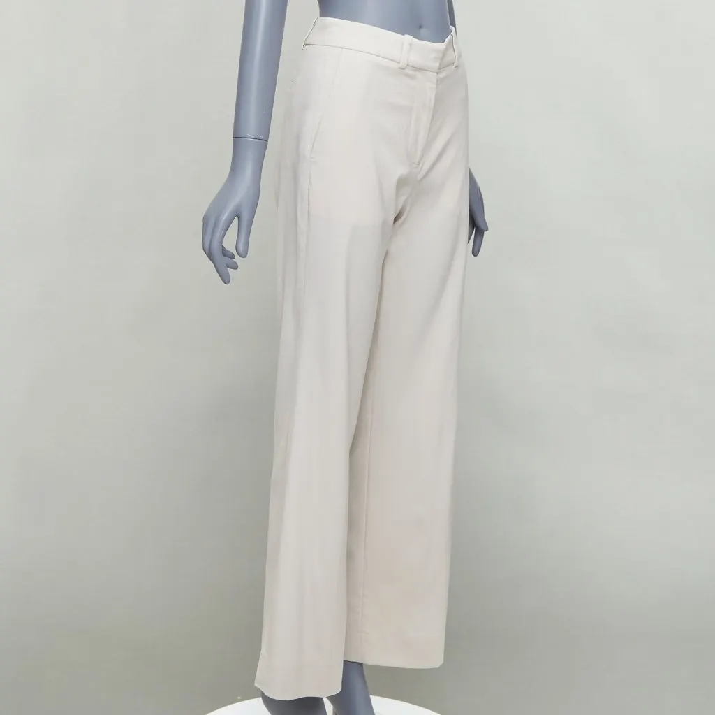 Joseph Classic Wide Pants Beige Wool Never worn - Inside View