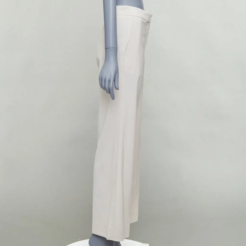 Joseph Classic Wide Pants Beige Wool Never worn - Model View