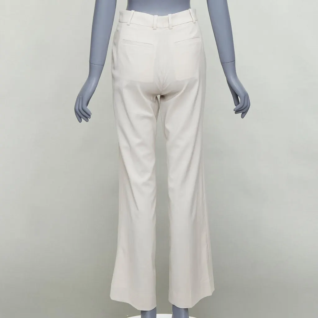 Joseph Classic Wide Pants Beige Wool Never worn - Box View