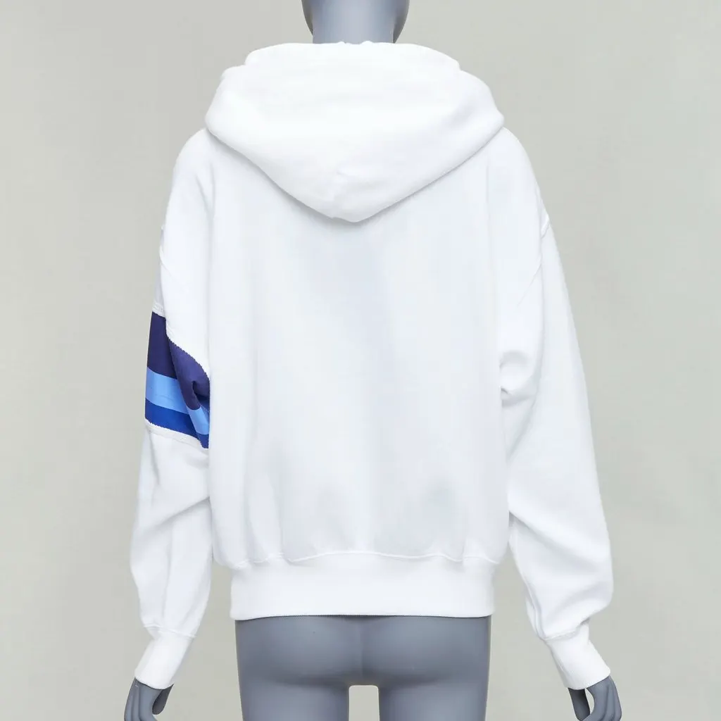 Polo Ralph Lauren Logo Stripe Hoodie Blue Cotton Good - Box View