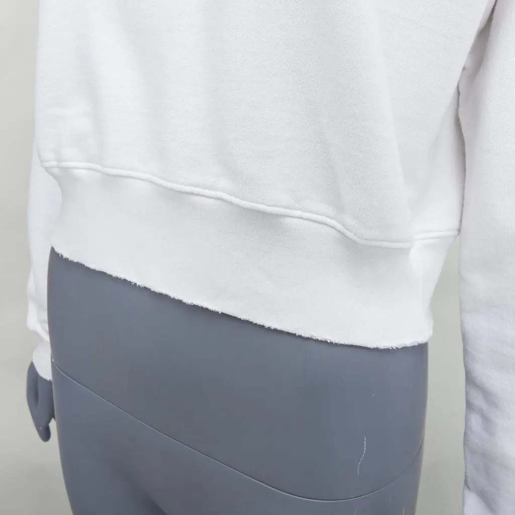 Cotton Citizen Frayed Edge Hoodie Ecru Cotton Good - Back View
