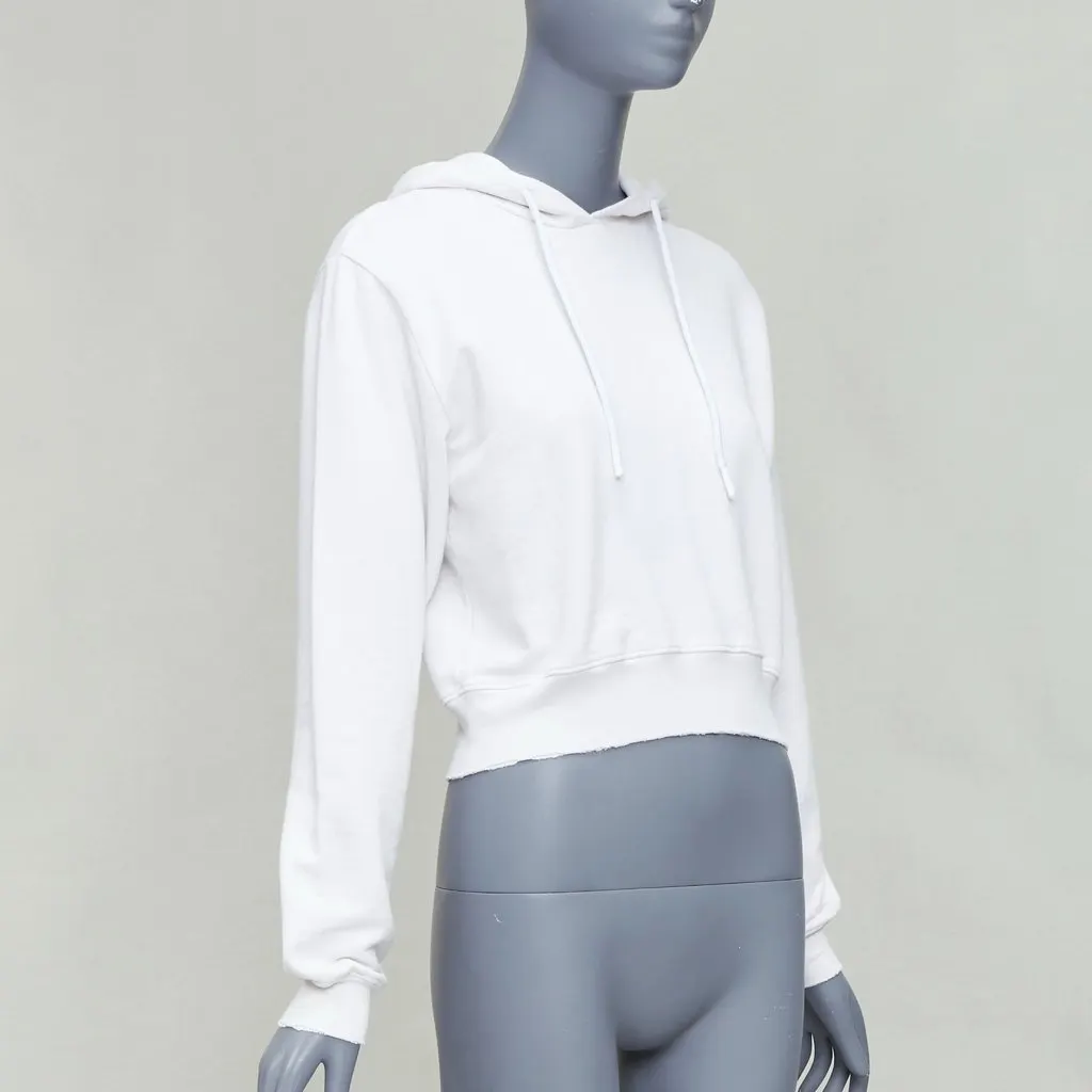 Cotton Citizen Frayed Edge Hoodie Ecru Cotton Good - Inside View
