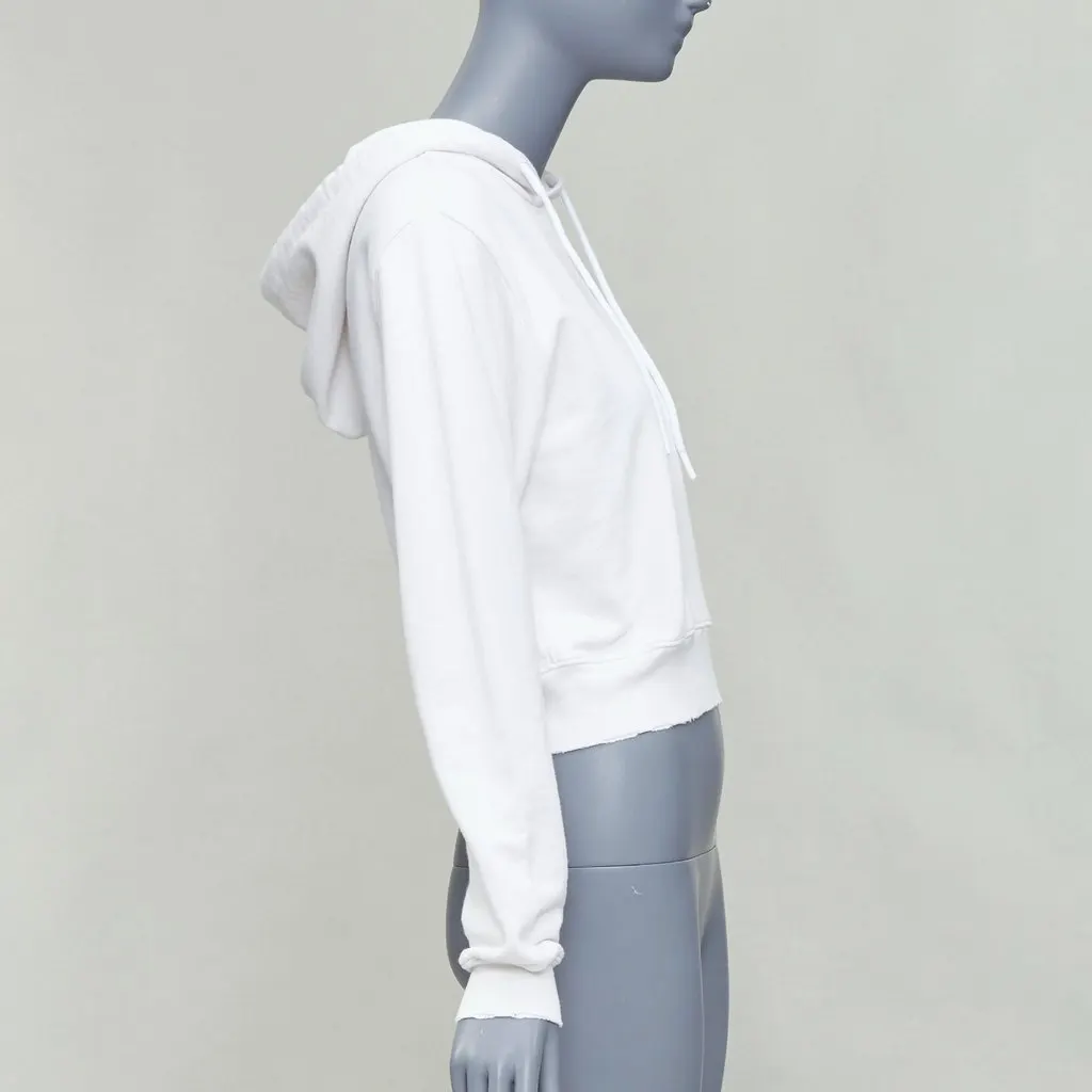 Cotton Citizen Frayed Edge Hoodie Ecru Cotton Good - Model View