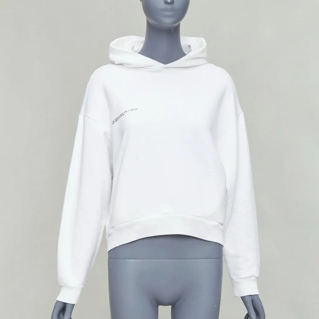 The Pangaia Hoodie Set of 2 White Cotton Very good - Back View