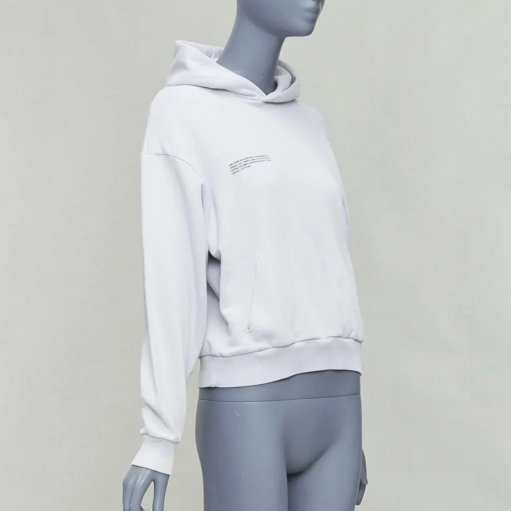 The Pangaia Hoodie Set of 2 White Cotton Very good - Inside View