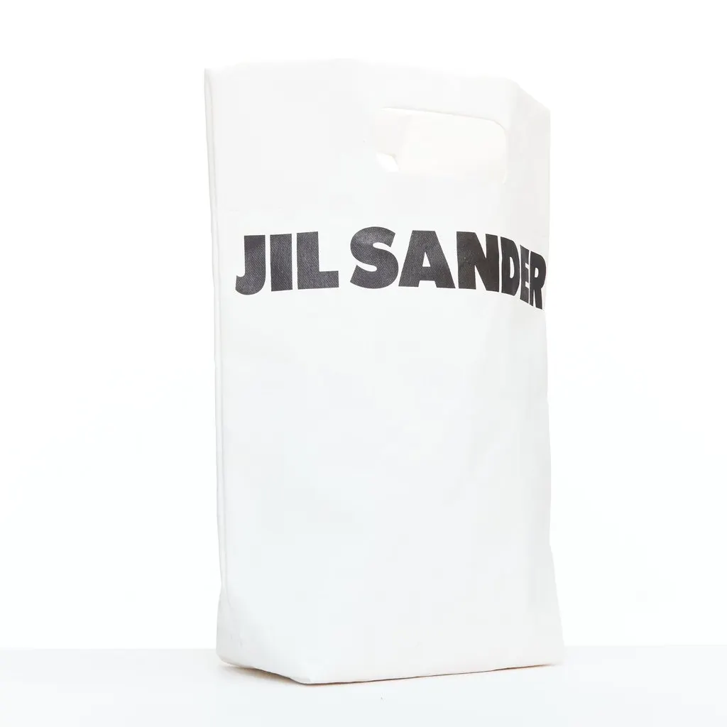 Jil Sander Check Sling Backpack Ecru Fair - Model View