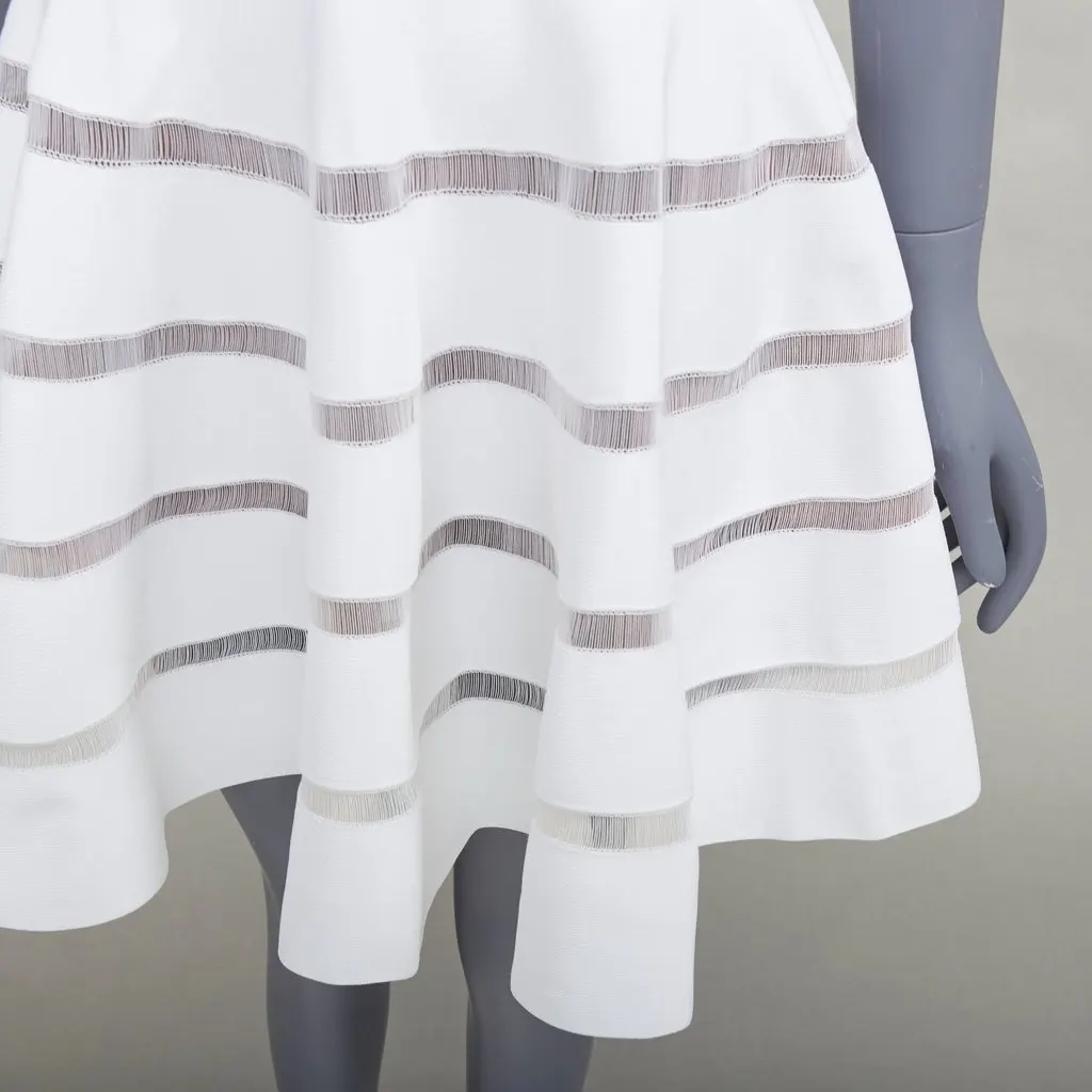 Alaïa Ecru Viscose Dress Ecru Viscose Very good - Back View