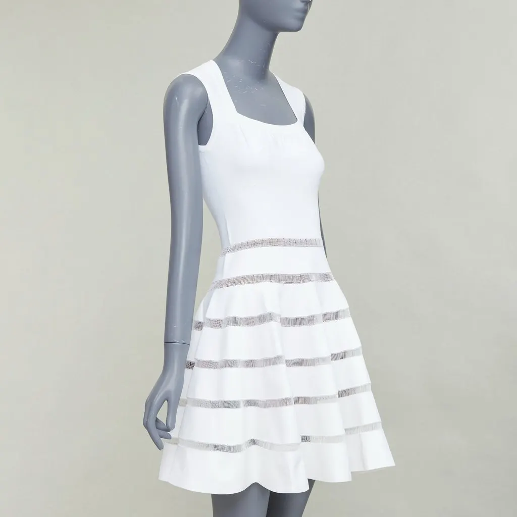 Alaïa Ecru Viscose Dress Ecru Viscose Very good - Inside View