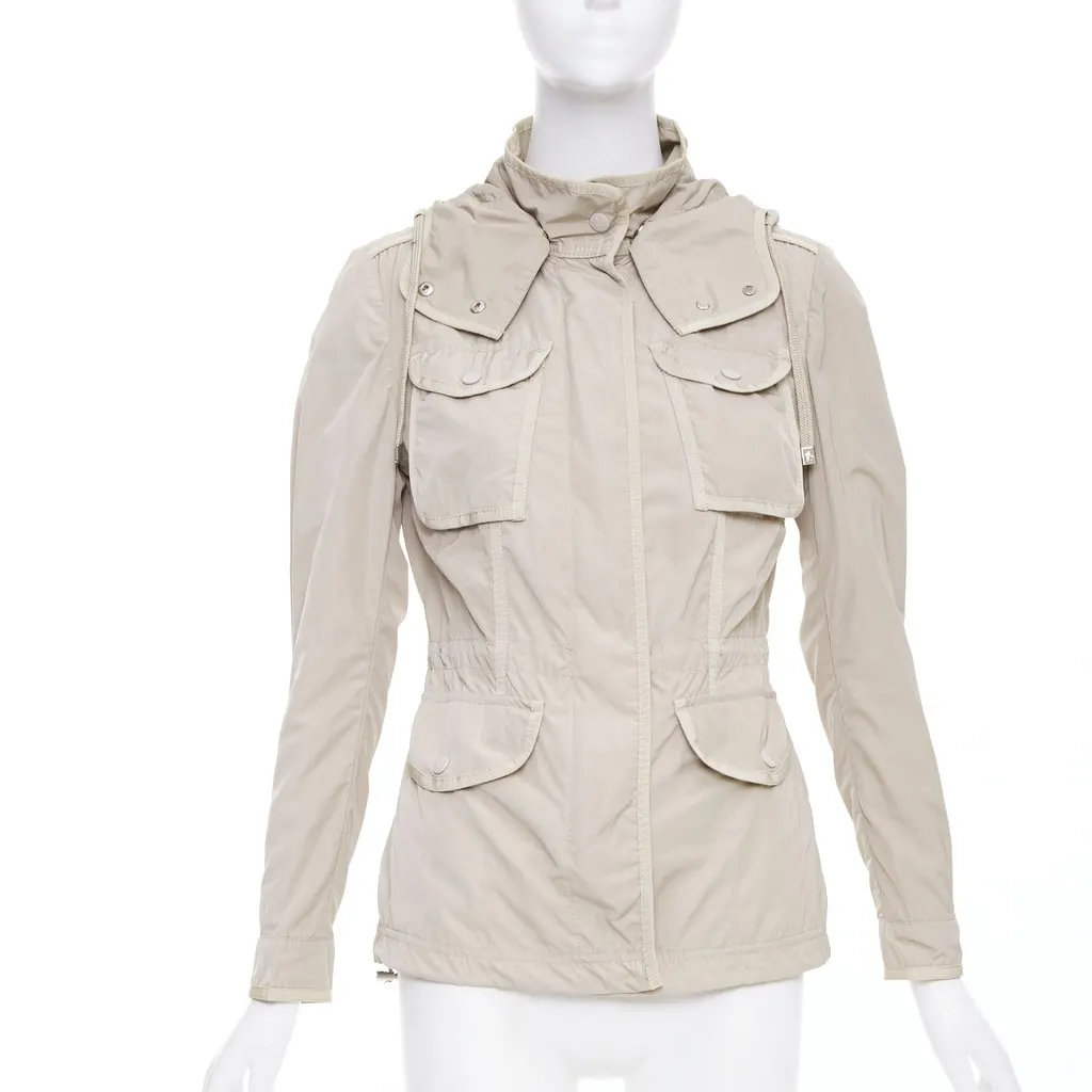 Moncler Roxane Giubotto Beige Very good - Front View