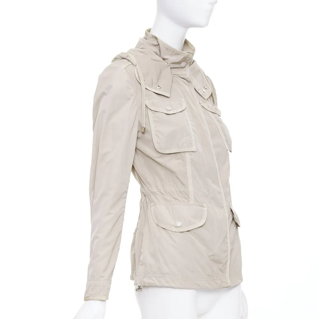 Moncler Roxane Giubotto Beige Very good - Model View