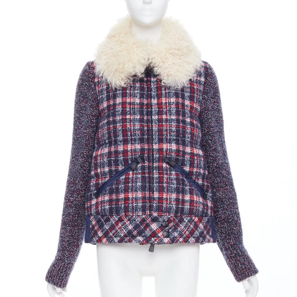 Moncler Soleil Blue Tweed Very good - Front View