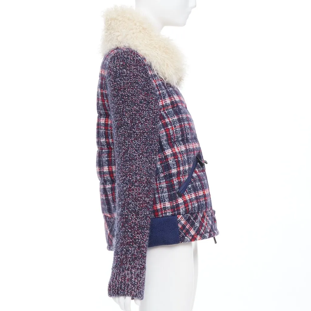 Moncler Soleil Blue Tweed Very good - Box View