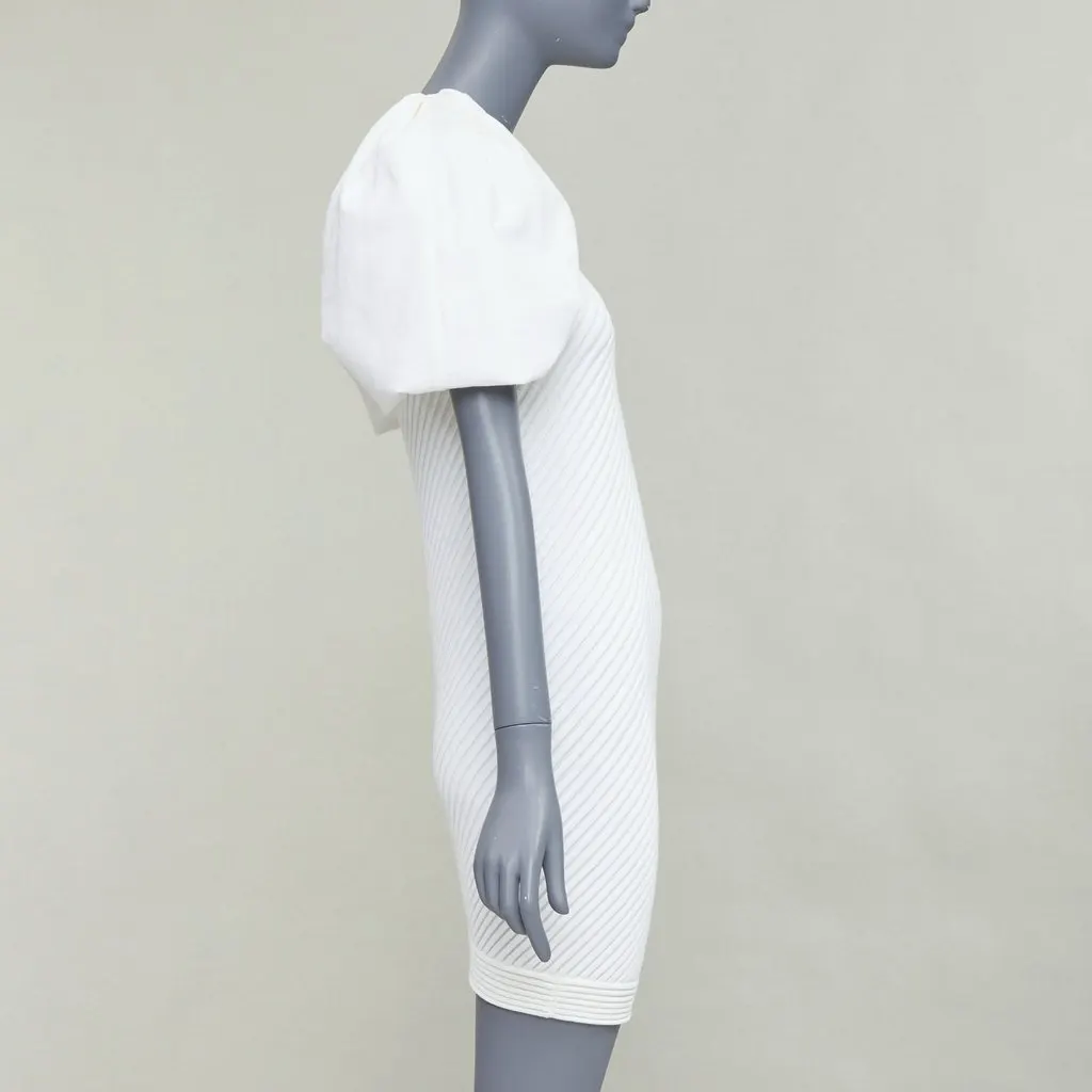 Chanel Ecru Cotton Dress Ecru Cotton Very good - Model View